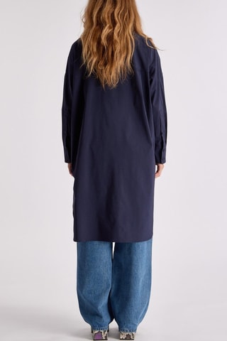 Vestido camisero Ama - Azul noche