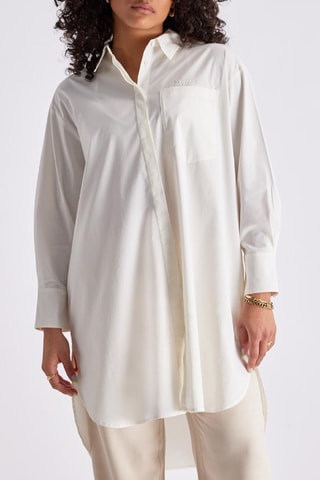Robe chemise Ama - Blanc