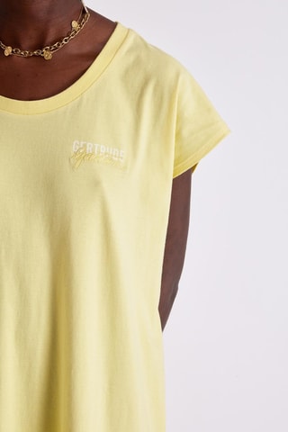 Vestido camiseta Sophie - Amarillo
