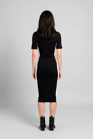Vestido de tubo Amandine - Negro
