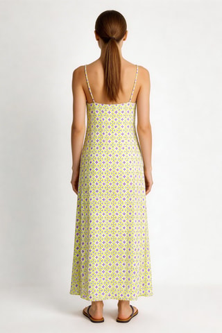 Vestido largo Mayane - Amarillo