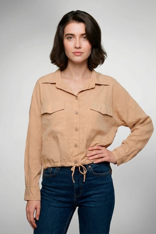 Chemisier Katia - Marron clair