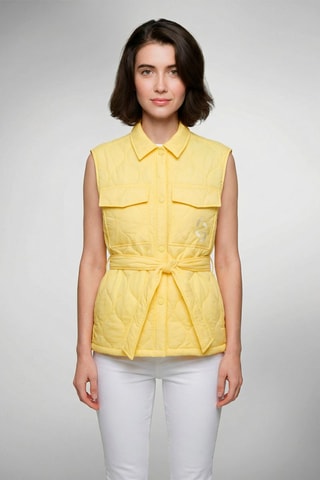 Doudoune sans manches Cassandre - Jaune