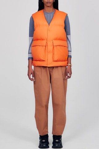 Doudoune sans manches mixte Joseph - Orange
