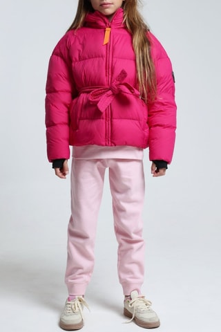 Doudoune à capuche Little Mika - Fuchsia