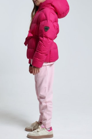 Doudoune à capuche Little Mika - Fuchsia
