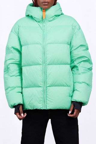 Doudoune à capuche mixte Mika - Vert clair