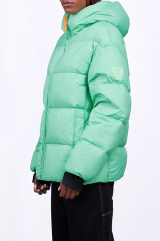 Doudoune à capuche mixte Mika - Vert clair