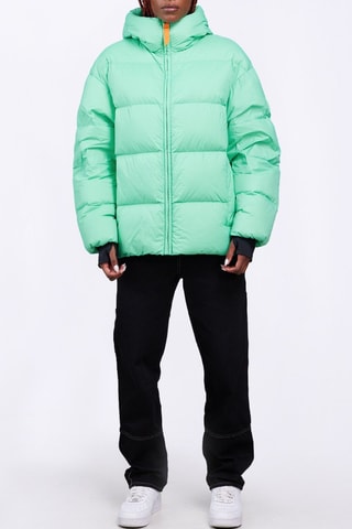 Doudoune à capuche mixte Mika - Vert clair
