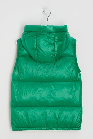 Doudoune à capuche sans manches Litces - Vert