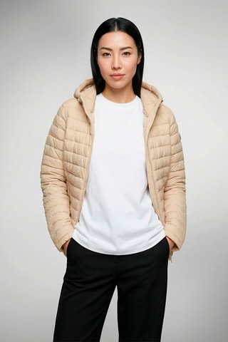 Doudoune à capuche Francine - Beige