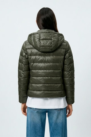 Anorak con capucha Franceglossy - Caqui