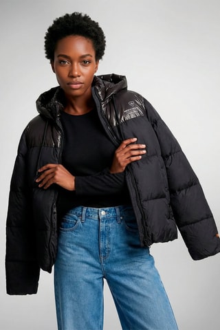 Anorak con capucha Marceau - Negro