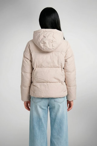 Anorak con capucha Ania - Gris claro