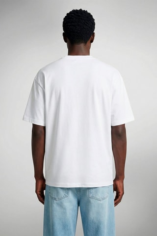T-shirt mixte Barnabepocke - Blanc