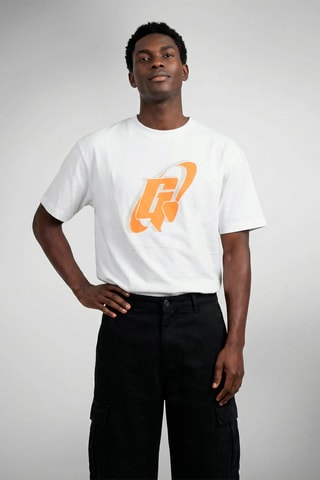 T-shirt mixte Banabecircle - Blanc