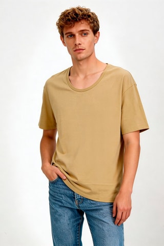 T-shirt mixte Benjamin - Beige