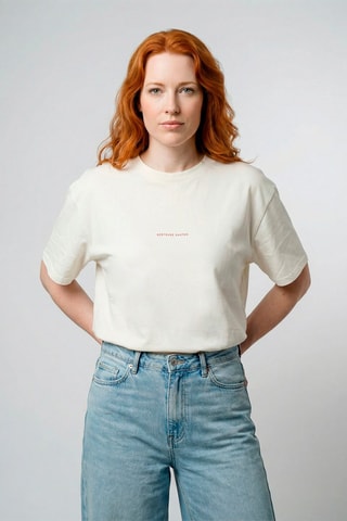 T-shirt mixte Brad - Blanc