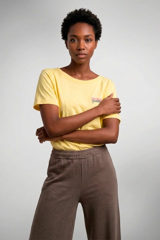 T-shirt Mona - Jaune