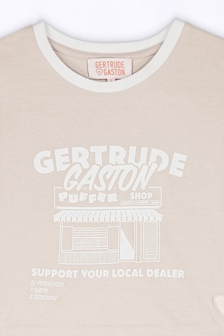 T-shirt cropped Renata - Gris clair