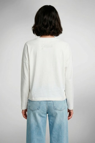 T-shirt Violette - Blanc