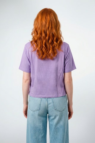 T-shirt cropped Brigitte - Mauve