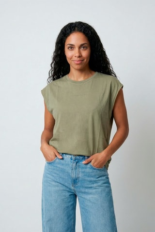 T-shirt Elise - Vert olive
