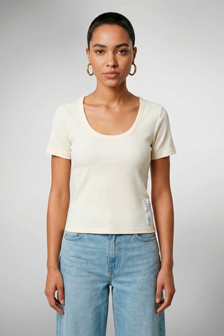 T-shirt Rose - Blanc