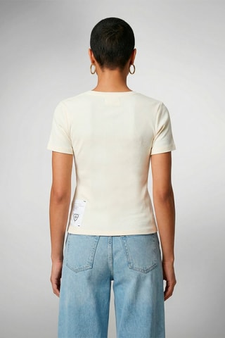 T-shirt Rose - Blanc