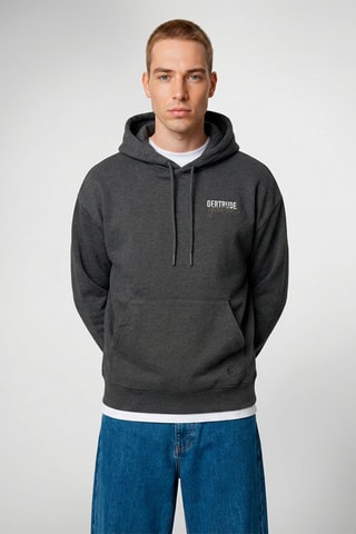 Sweat à capuche mixte Anto - Anthracite chiné