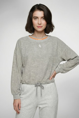 Sweat Sonia - Gris clair chiné