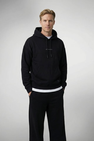 Sweat à capuche mixte Toinou - Noir
