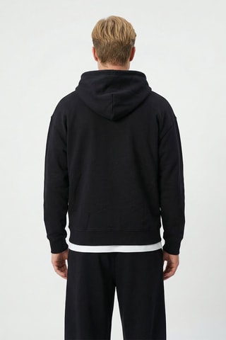 Sweat à capuche mixte Toinou - Noir