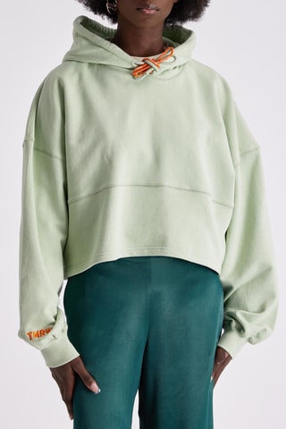 Sweat à capuche Aline - Vert clair