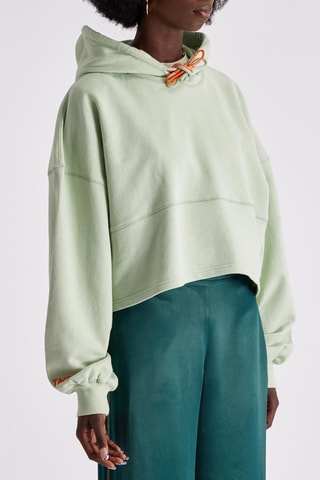 Sweat à capuche Aline - Vert clair