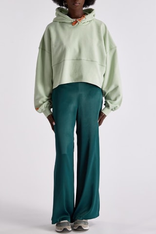 Sweat à capuche Aline - Vert clair