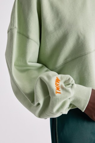 Sweat à capuche Aline - Vert clair