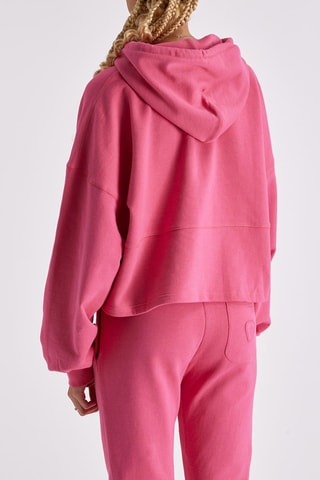 Sweat à capuche Aline - Fuchsia