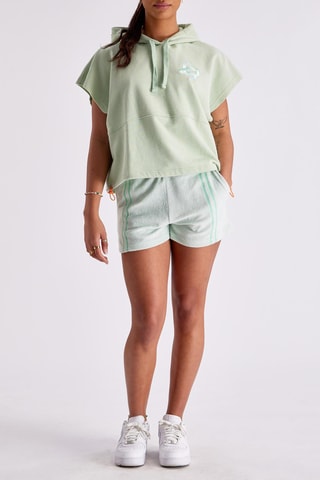 Sweat à capuche Amandine - Vert clair