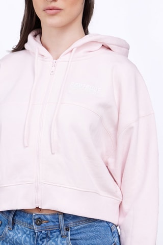 Sweat à capuche Amina - Rose poudré
