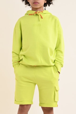Sweat à capuche Little Charly - Vert citron