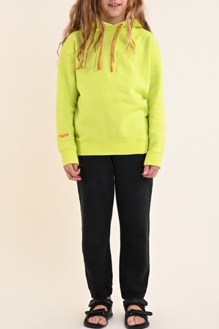 Sweat à capuche Little Charly - Vert citron