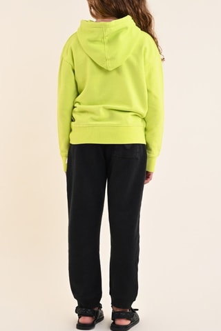 Sweat à capuche Little Charly - Vert citron