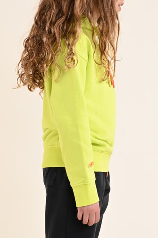 Sweat à capuche Little Charly - Vert citron