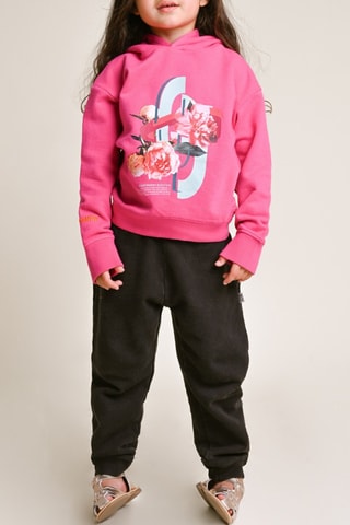 Sweat à capuche Little Charly - Fuchsia