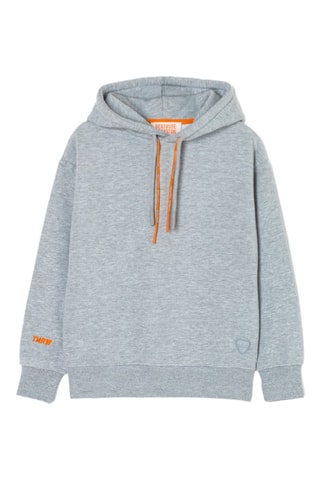 Sweat à capuche Little Charly - Gris chiné