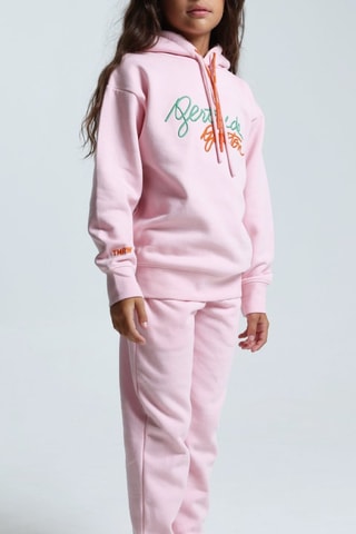 Sweat à capuche Little Charly - Rose poudré