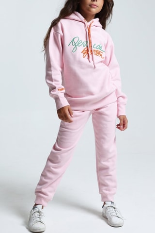 Sweat à capuche Little Charly - Rose poudré