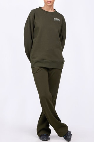Sweat mixte Guillaume - Kaki