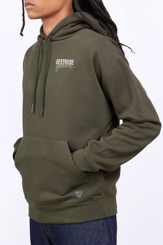 Sweat à capuche mixte Anto - Kaki